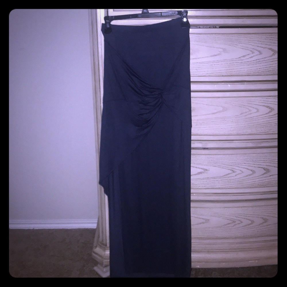 Blue skirt
